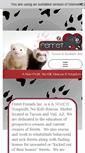 Mobile Screenshot of ferretfriendsaz.com
